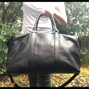 Coach, men’s leather duffle